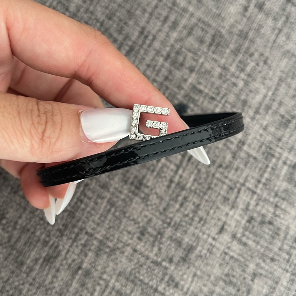 Gucci logo leather choker or bracelet - Picture 4 of 8